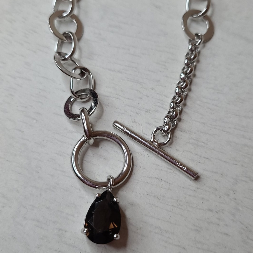NWOT Brown Topaz and Sterling Silver Bracelet